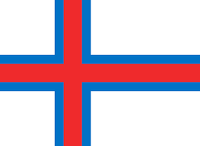 FLAG FAEROE ISLANDS 90 CM