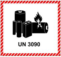 CAUTION LITHIUM BATTERY UN3090