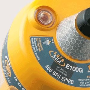 SafeSea E100G EPIRB med GPS, Satellitsändare