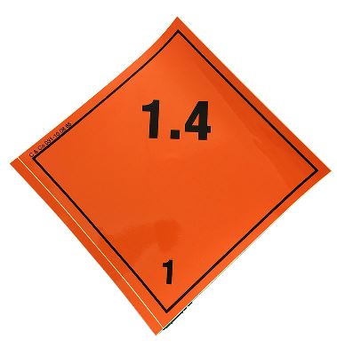 12-PACK PLACARDS CLASS 1.4