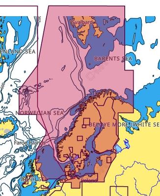 C-MAP MAX (MW) North & Baltic Seas 