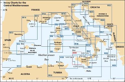 IMRAY M17 - NORTH TUSCAN ISLANDS TO ROME