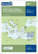 IMRAY M21 - EASTERN MEDITERRANEAN PASSAGE CHART -
