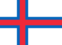 FLAG FAEROE ISLANDS 30 CM
