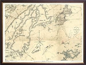 TAVLA BLIDÖ-SVARTLÖGA (LÖSBLAD)