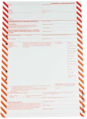 DANGEROUS GOODS DECLARATION - SJÖ